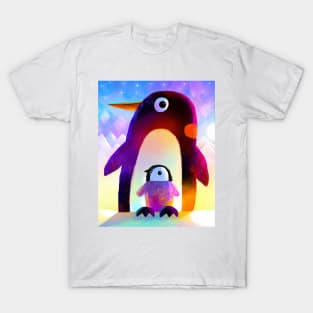 Penguin with Baby T-Shirt